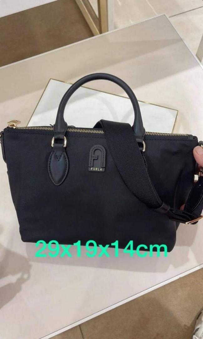 Furla Authentic Nylon Sling Bag Top Handle Bag, Luxury, Bags & Wallets