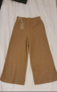GHANDA high waisted wide leg pants