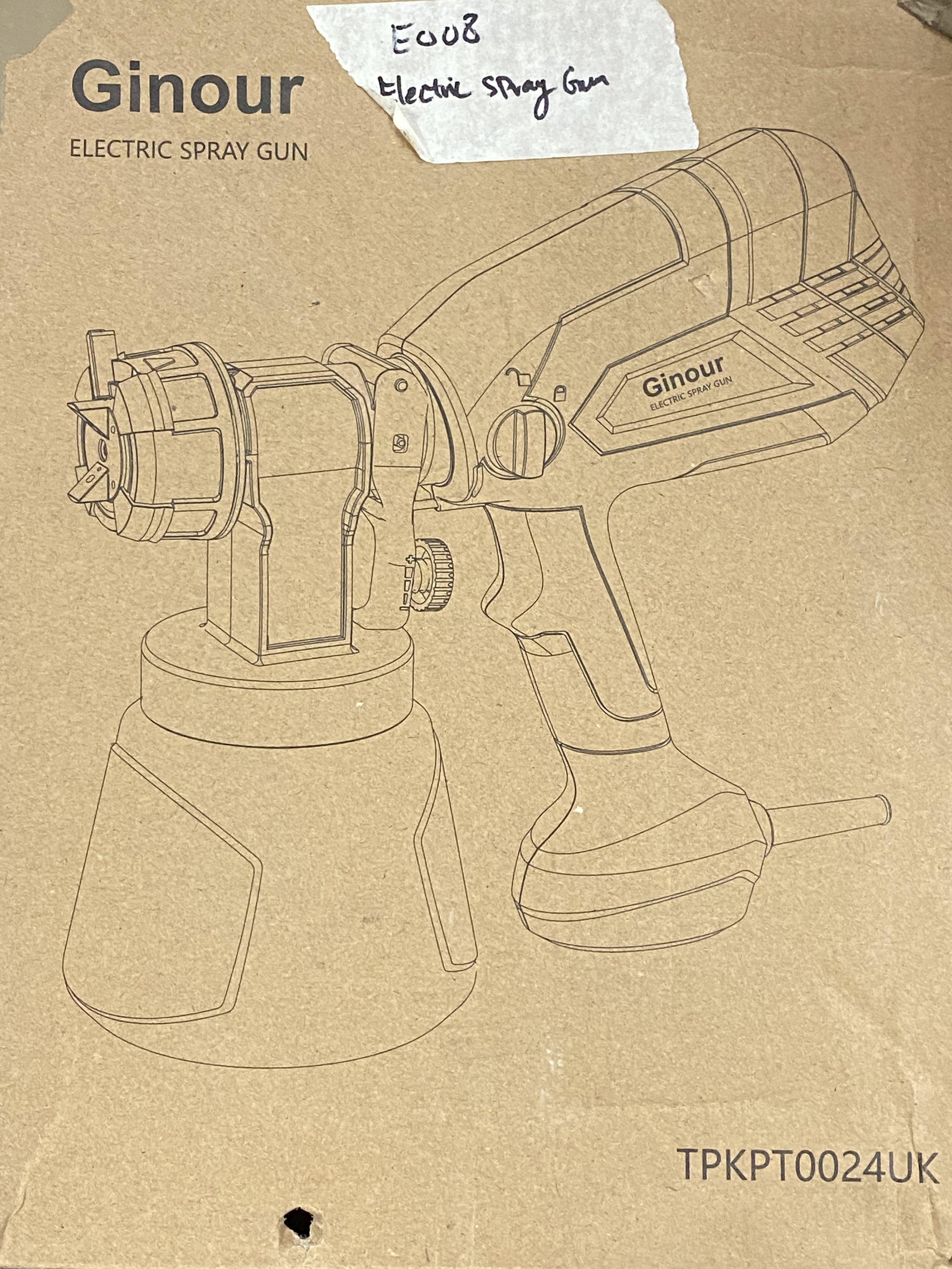 ginour electric spray gun, Furniture & Home Living, Home Improvement