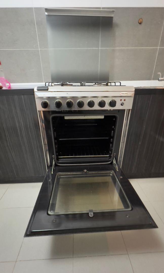 GLEM Gas Oven 4 Hob, TV & Home Appliances, Kitchen Appliances, Hobs