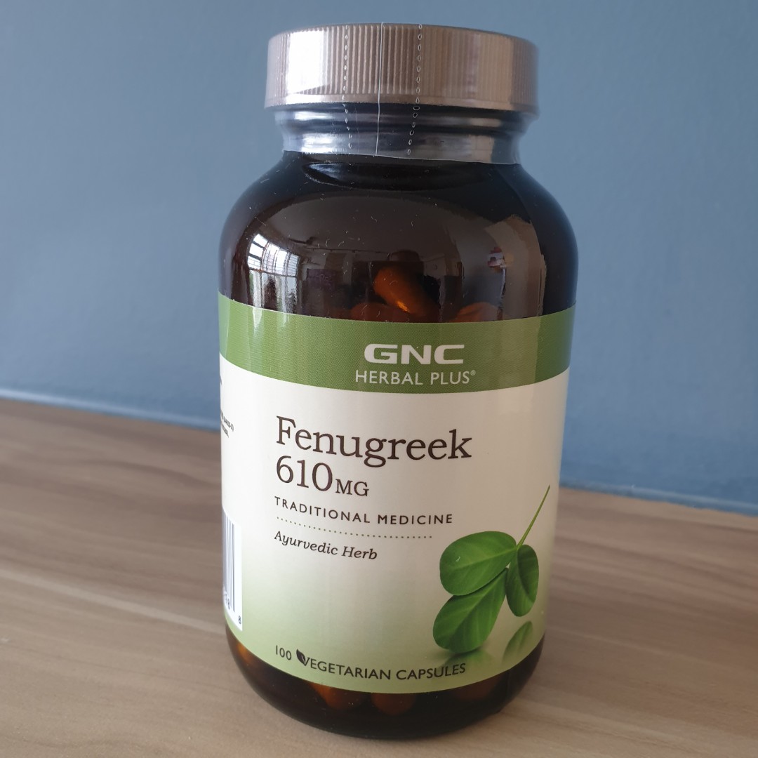 GNC Fenugreek (100 capsules), Health & Nutrition, Health Supplements