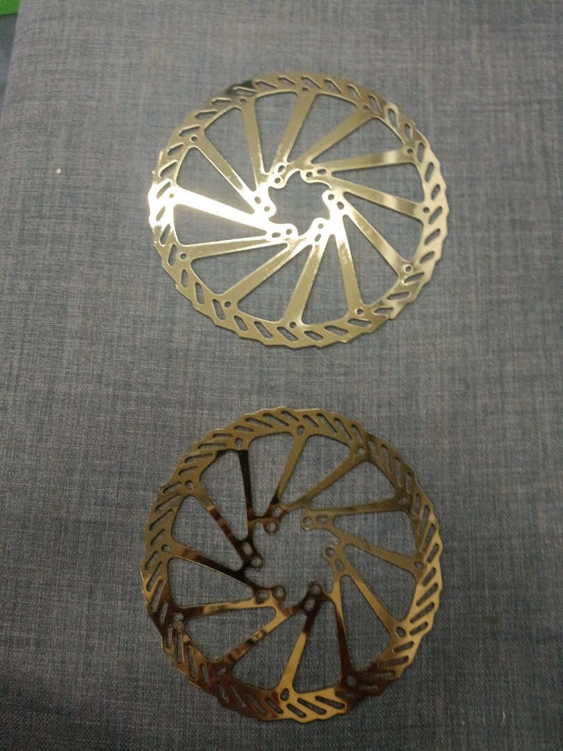 Gold Rotors, Sports Equipment, Bicycles & Parts, Parts & Accessories on
