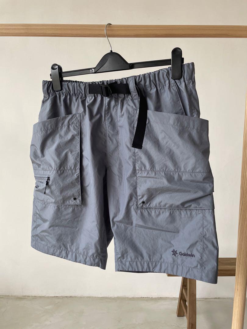 Goldwin Rip-Stop Light Hike Shorts Ink Navy (Size M), 男裝, 褲