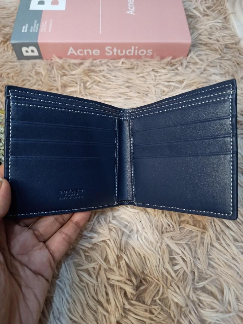 Goyard bifold wallet blue deals