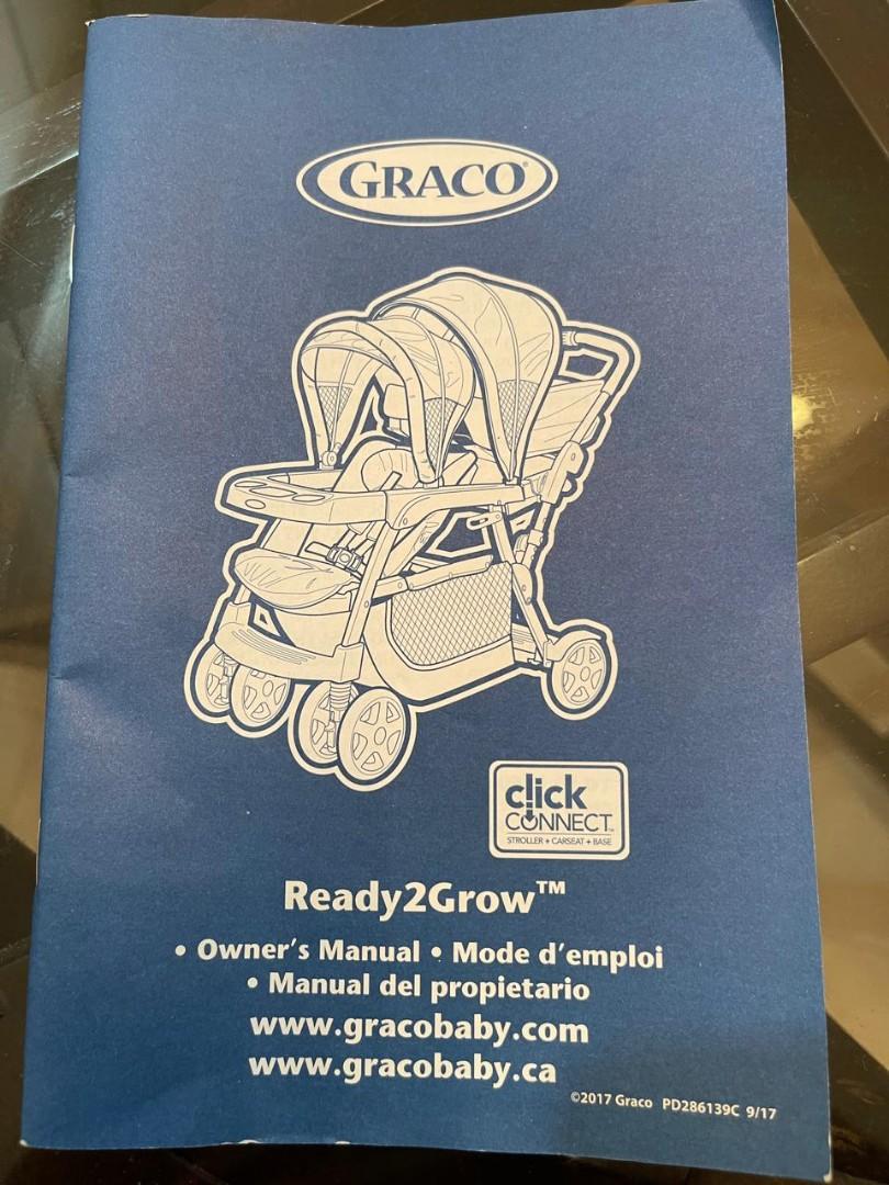 Graco ready to grow click connect top double stroller manual