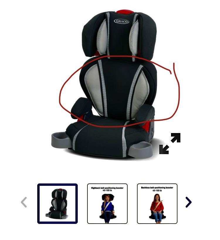 Graco TurboBooster High Back Booster Car Seat, Babies & Kids, Going Out