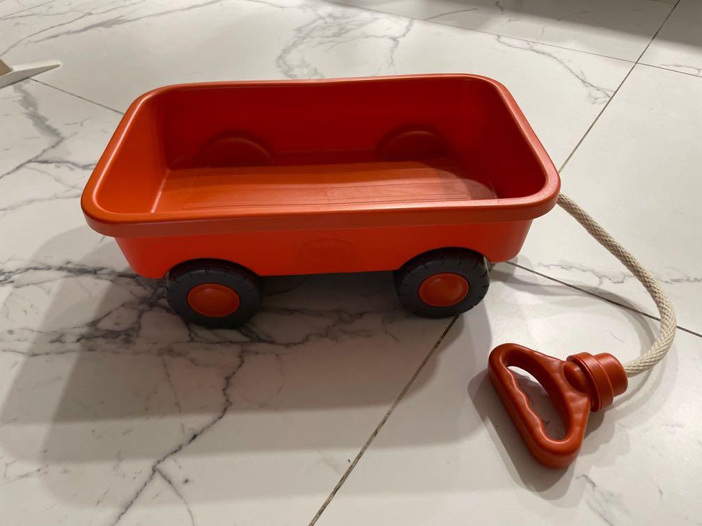 Green Toys pull along wagon Babies Kids Infant Playtime on