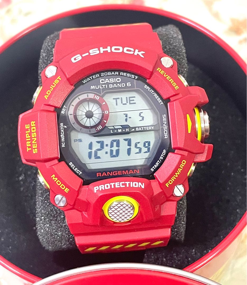 G-SHOCK 消防150周年紀念錶, 名牌, 手錶- Carousell