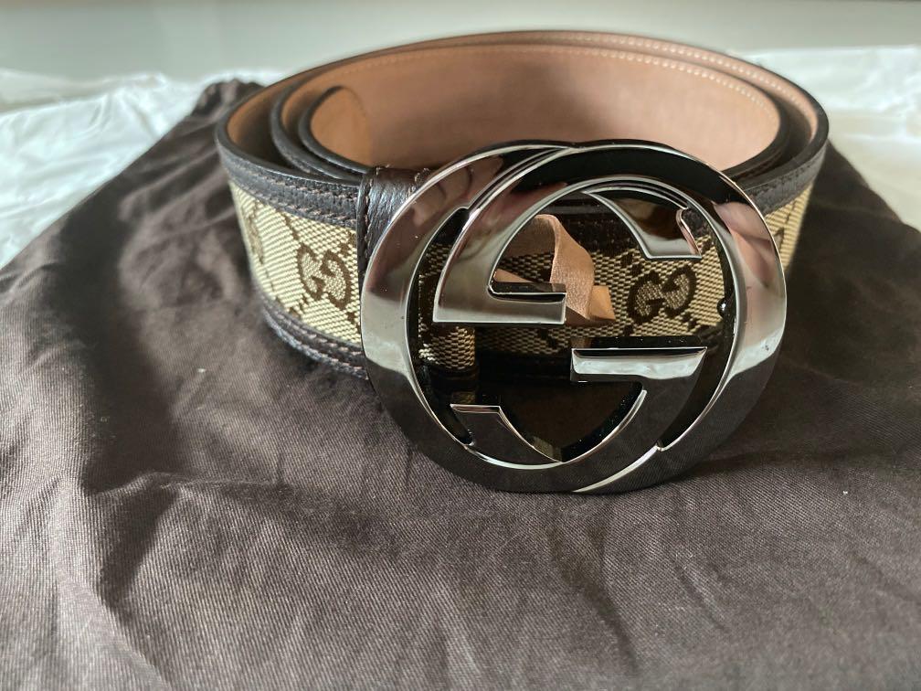 Gucci Buckle Leather Belt 100% Authentic, Men's Fashion, Watches &  Accessories, Belts on Carousell