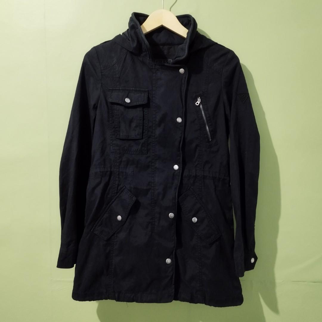 guess jackets black
