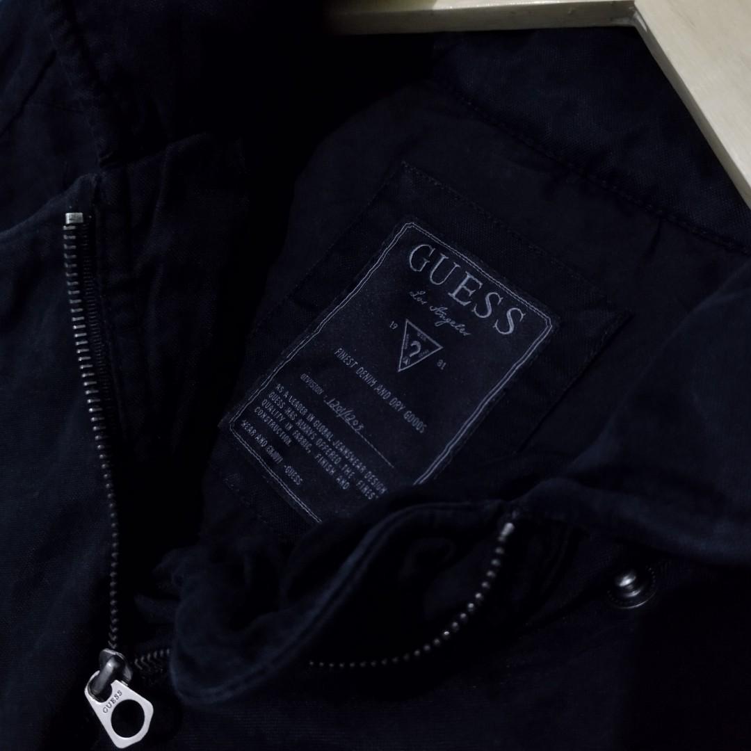 guess jackets black