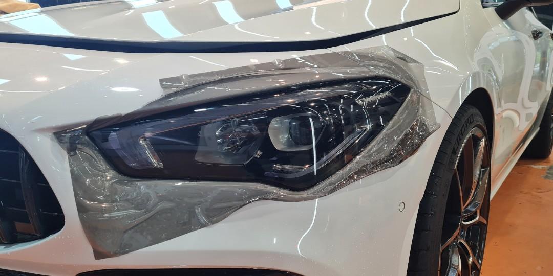 Headlights Tinted PPF, Car Accessories, Electronics & Lights on Carousell