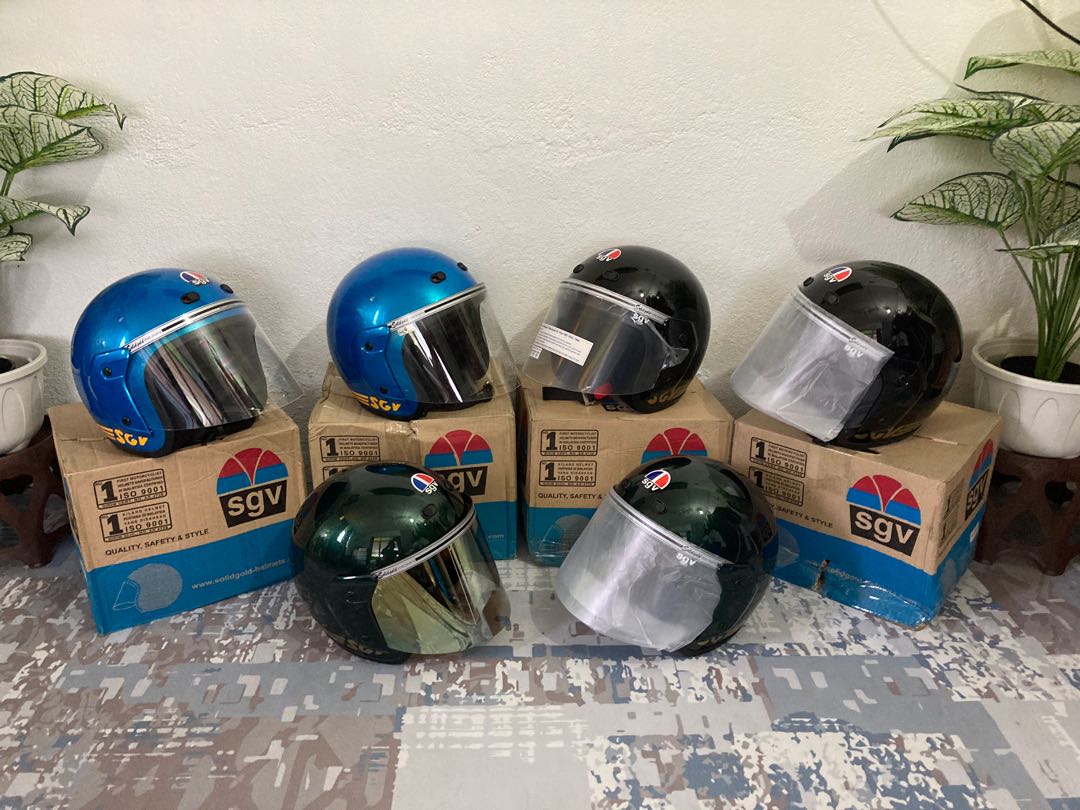 Helmet SGV VISOREX AV Motorbikes on Carousell