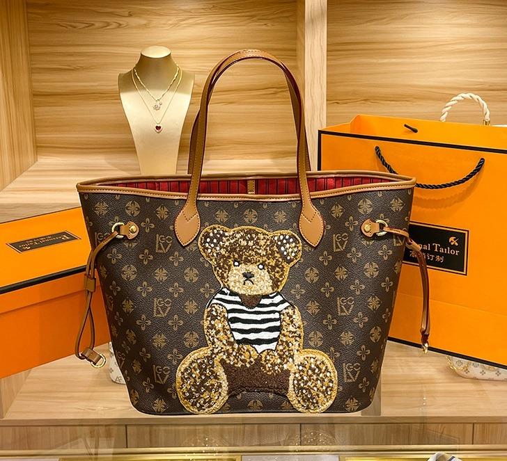 Lv bear bag hot sale