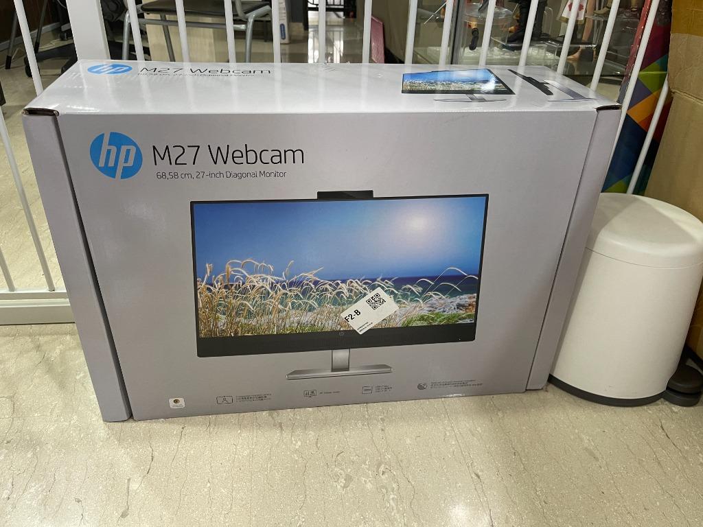 HP M27 Webcam Monitor - Used less than a week, Computers & Tech