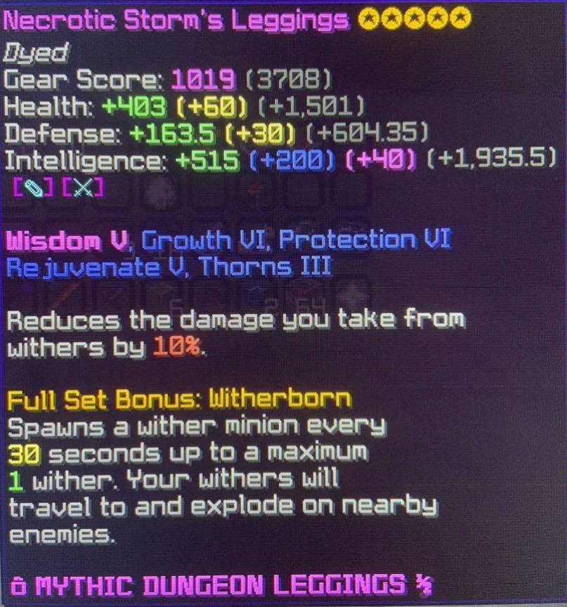 Hypixel Skyblock Hyper Maxed Mage Setup (Hyper Maxed Hyperion and Maxed