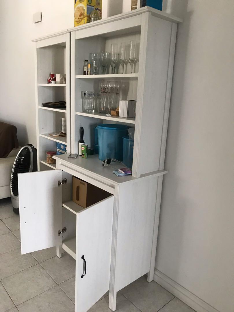 IKEA High Brusali with doors, Furniture & Home Living