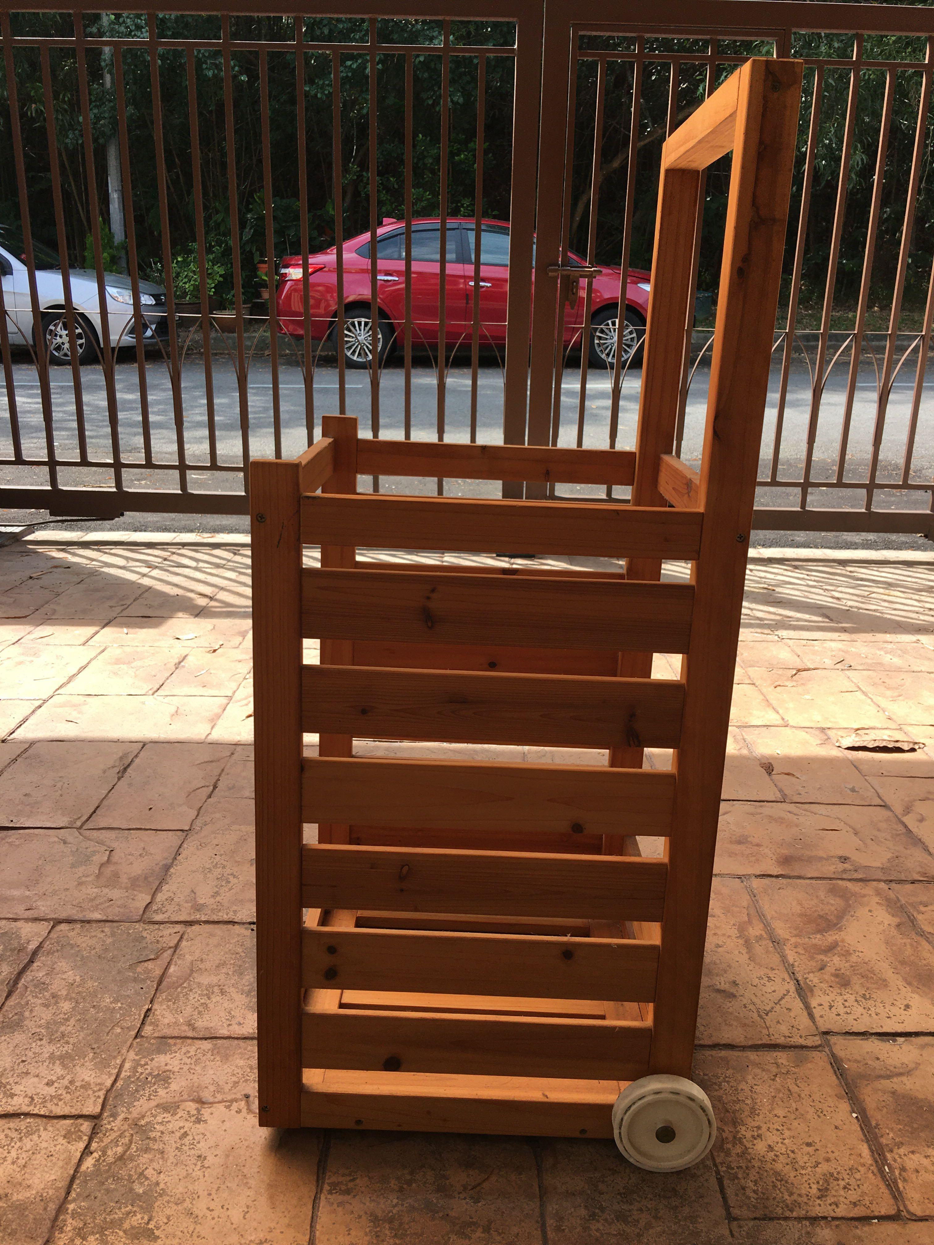 IKEA laundry basket with wheels, Furniture & Home Living, Home