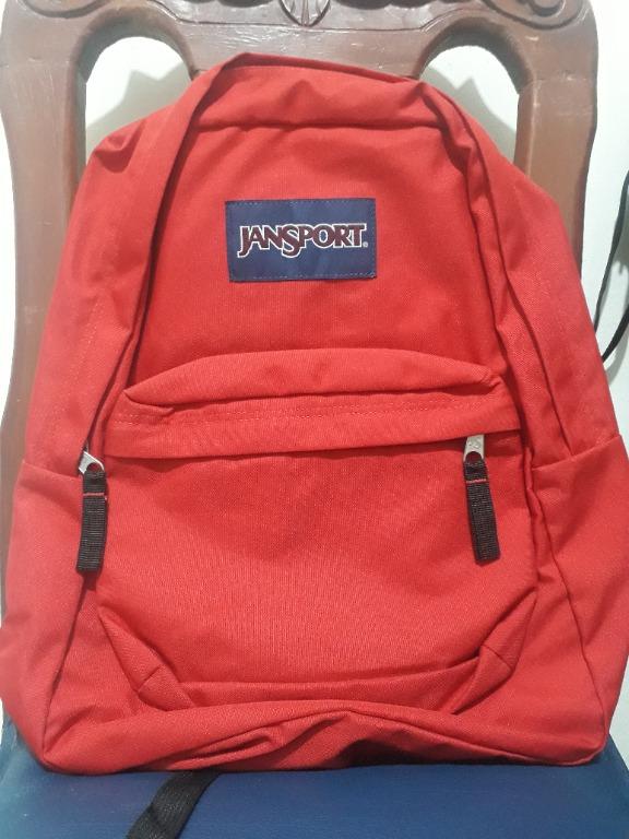 Jansport Red Backpack Men s Fashion Bags Backpacks on Carousell