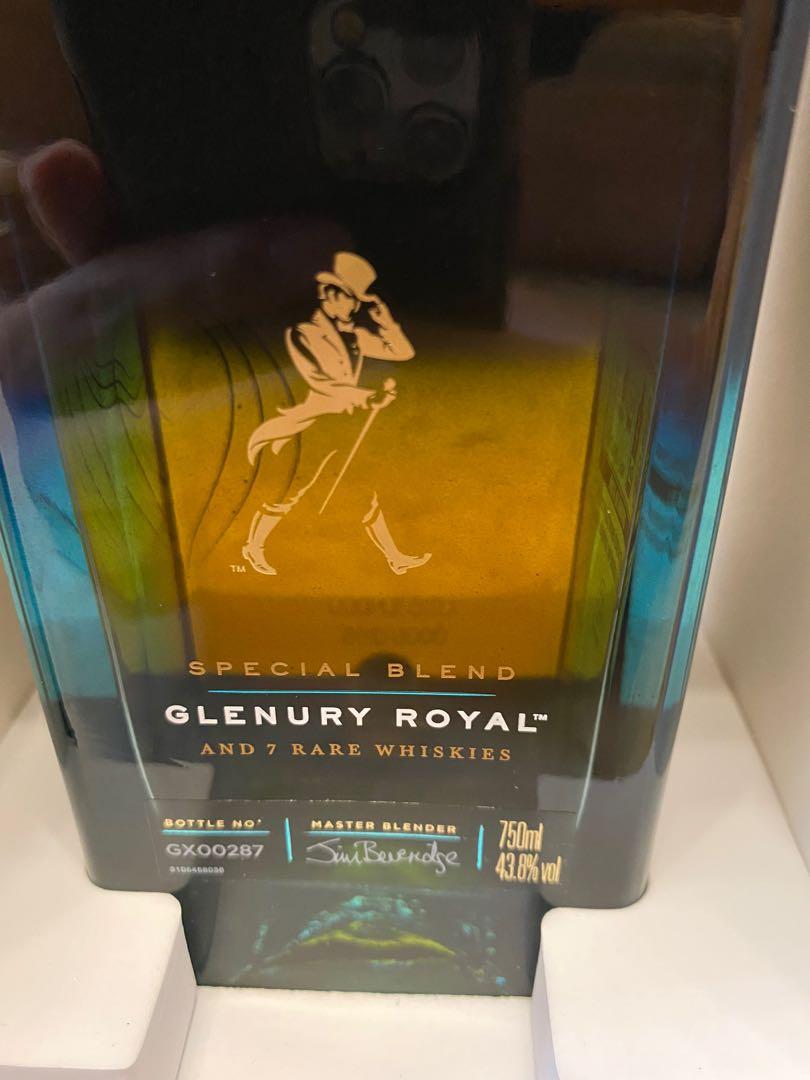 Johnnie Walker Blue Label Ghost And Rare Glenury Royal Limited Edition 750ml T Box Food 4345