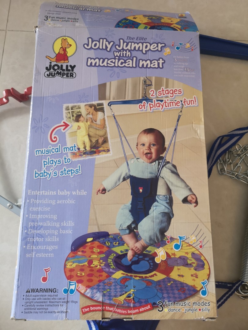 Jolly Jumper with Musical Mat, Babies & Kids, Infant Playtime on Carousell