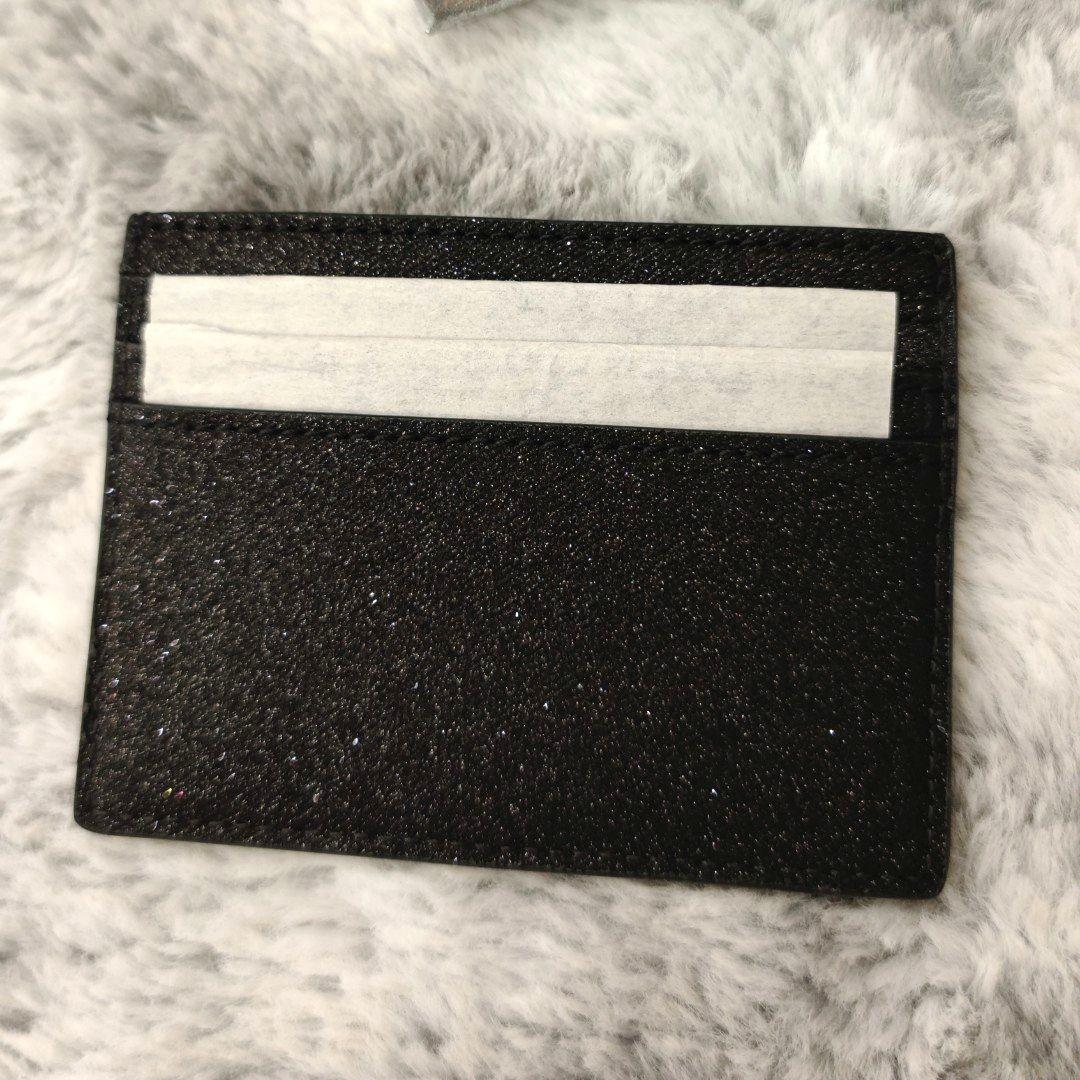 Kate spade shimmy glitter card holder (limited edition), Luxury, Bags &  Wallets on Carousell
