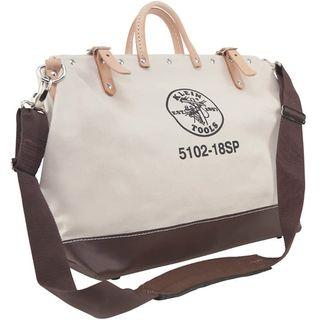 Klein Tools Deluxe Tool Bag, Canvas, 13 Pockets, 18-Inch