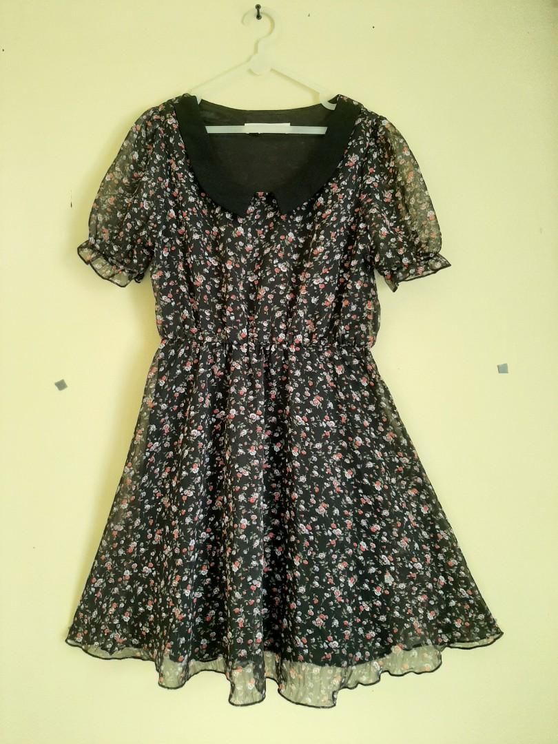 Summer Dress Korean Floral Dress 
