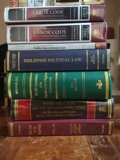 LAW BOOKS FOR SALE