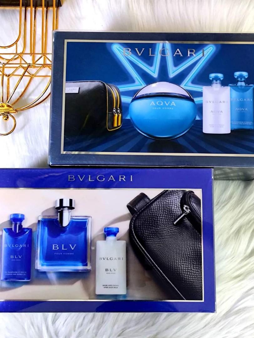 Legit Bulgari Aqua Set and BLV Set