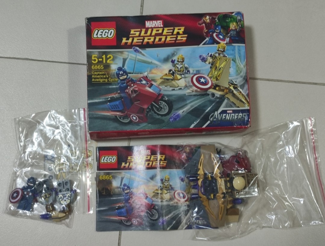 Lego captain store america avenging cycle