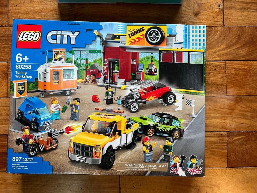 Lego city tuning workshop toy car garage hotsell 60258