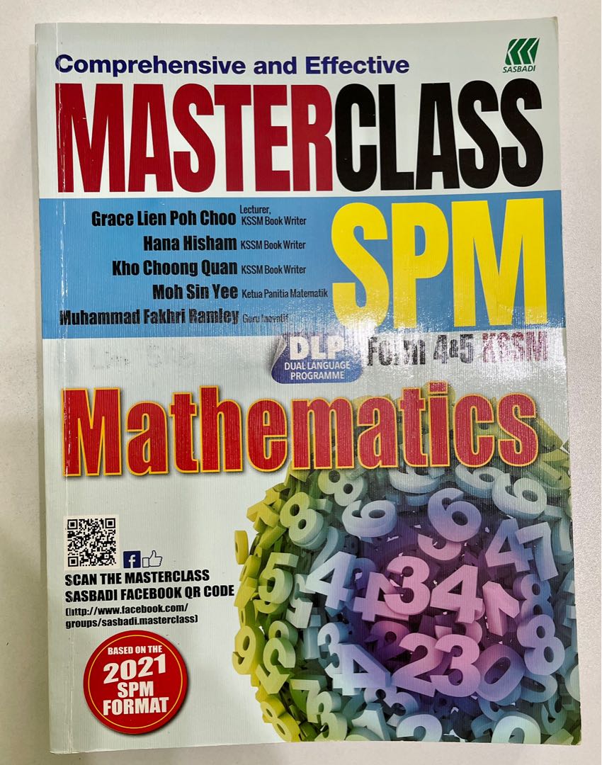 Master Class Mathematics SPM DLP Form 4,5 KSSM, Hobbies & Toys, Books ...