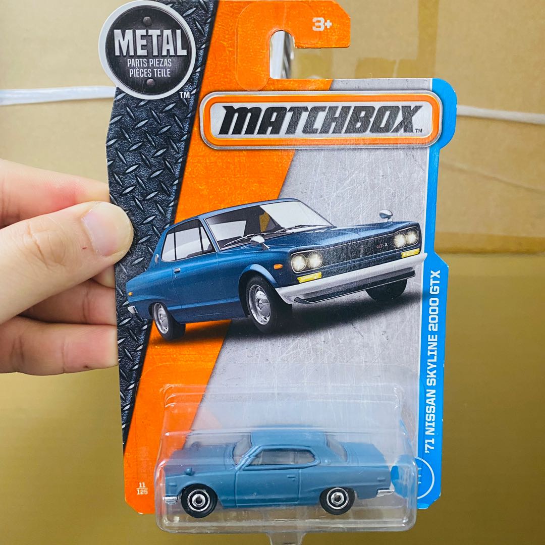 Matchbox Diecast Model Car ‘71 Nissan Skyline 2000 GTX Match Box 日產 戰神