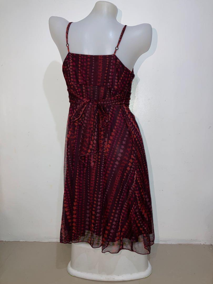 Maternity by Motherhood, Size M (Category: Maternity wear) located in Taguig. Submitted by 8sRyl (Listing ID 1170862551, Image 2). Description: Maternity by Motherhood Has an adjustable strap Tie Back waist dress for fitting adjustment Below knee lenght 100% polyester .