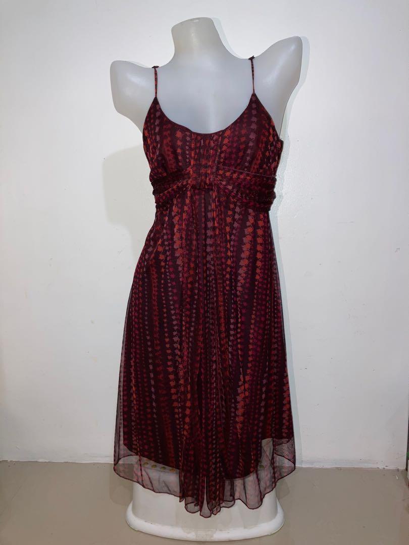 Maternity by Motherhood, Size M (Category: Maternity wear) located in Taguig. Submitted by 8sRyl (Listing ID 1170862551, Image 1). Description: Maternity by Motherhood Has an adjustable strap Tie Back waist dress for fitting adjustment Below knee lenght 100% polyester .