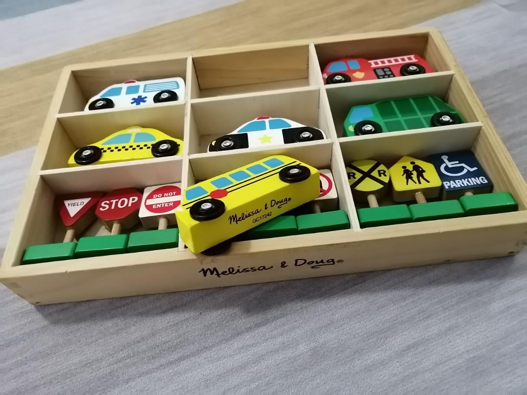 Melissa and doug cars and signs deals