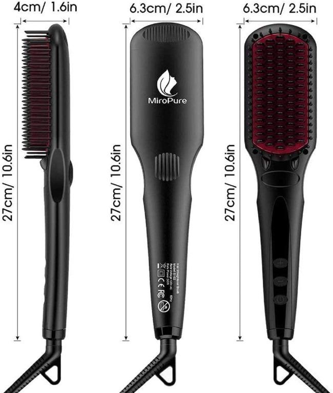 Miropure hair straightener brush warranty shop