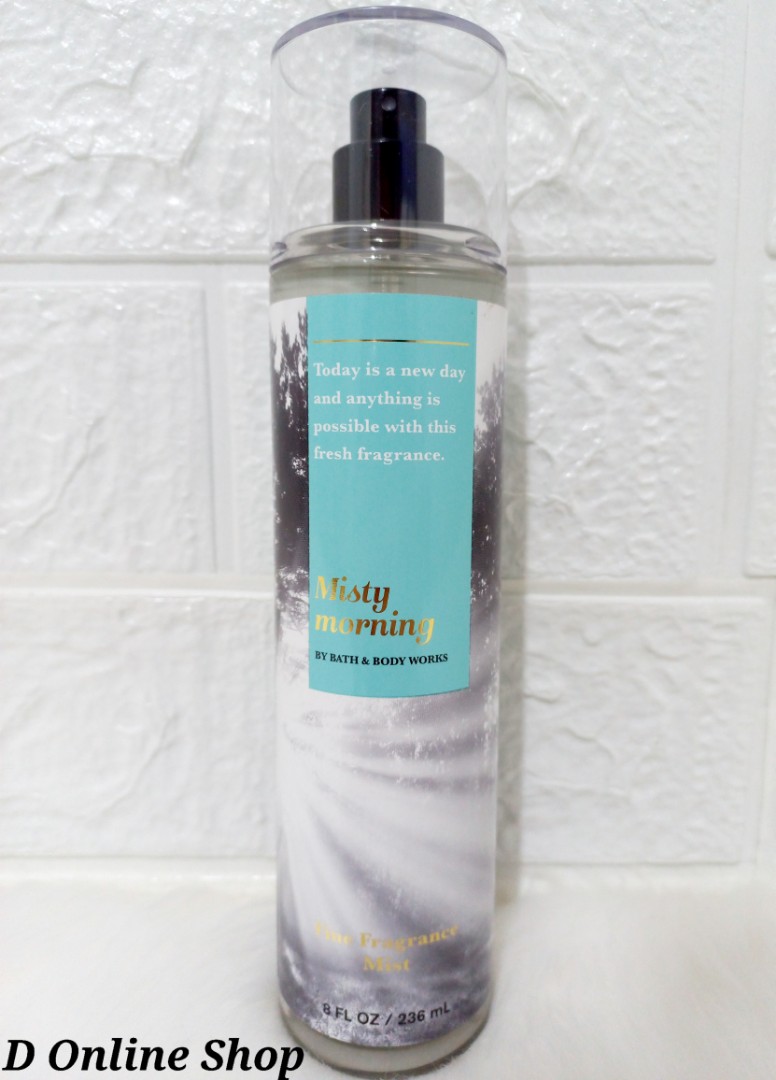 Misty Morning (Lily & Green Tea) by Bath & Body Works 236ml Mist, Beauty & Personal Care