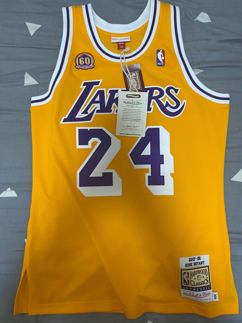 Mitchell Ness Kobe Bryant 07 08 Lakers Jersey Size 40 M Mens