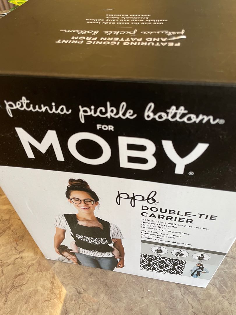 Moby double tie carrier Petunia Pickle Bottom Secrets of