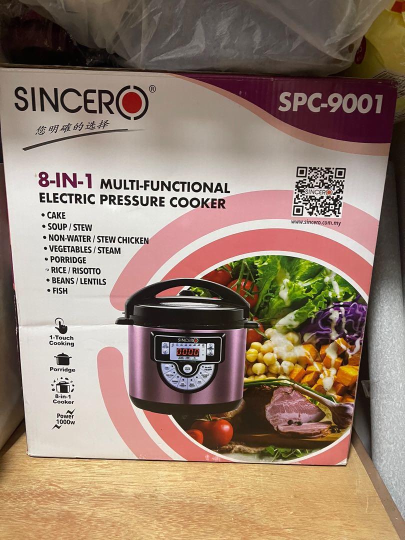 Multi purpose pressure cooker 8 in 1, TV & Home Appliances, Kitchen