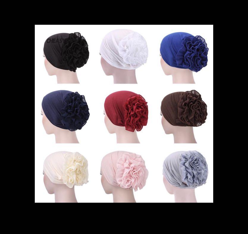 cotton scarf with cap for ladies