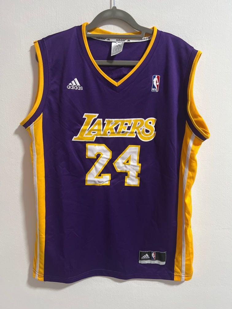 Adidas Los Angeles Lakers Kobe Bryant HWC Jersey Youth XL Powder