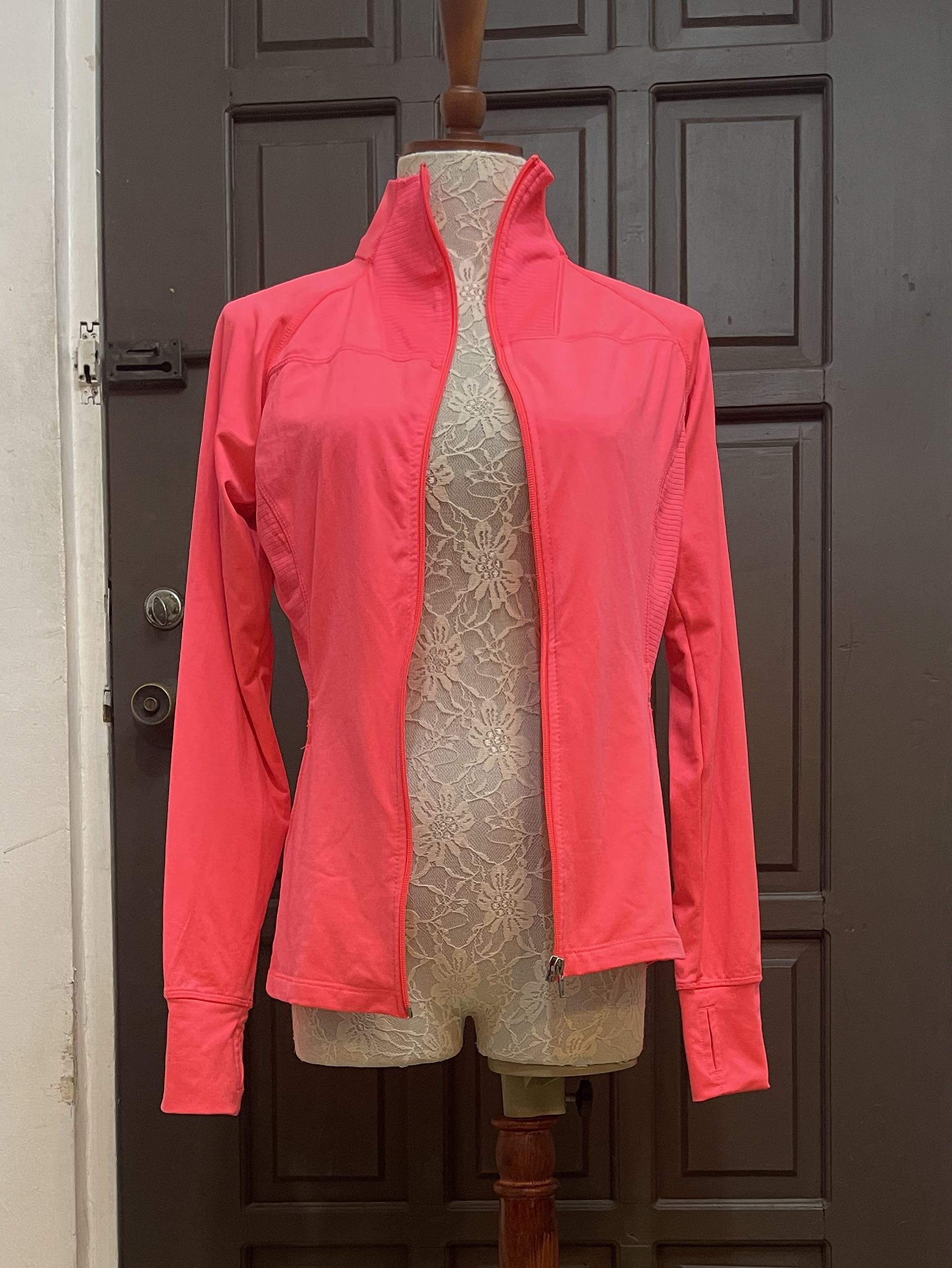 Neon Pink jacket Tangerine brand (small), Women's Fashion, Activewear