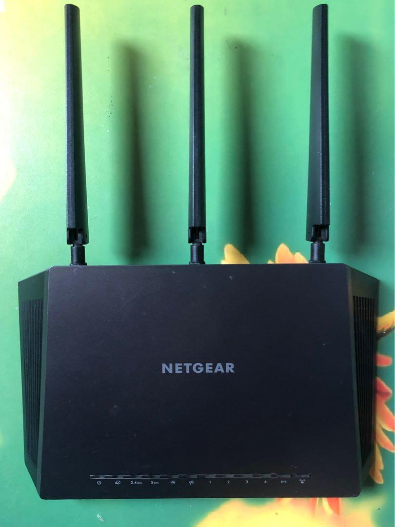 NETGEAR R7000 Router AC1900 Gigabit 雙頻無線路由器(ASUSWRTmerlin梅林韌體), 電腦＆科技