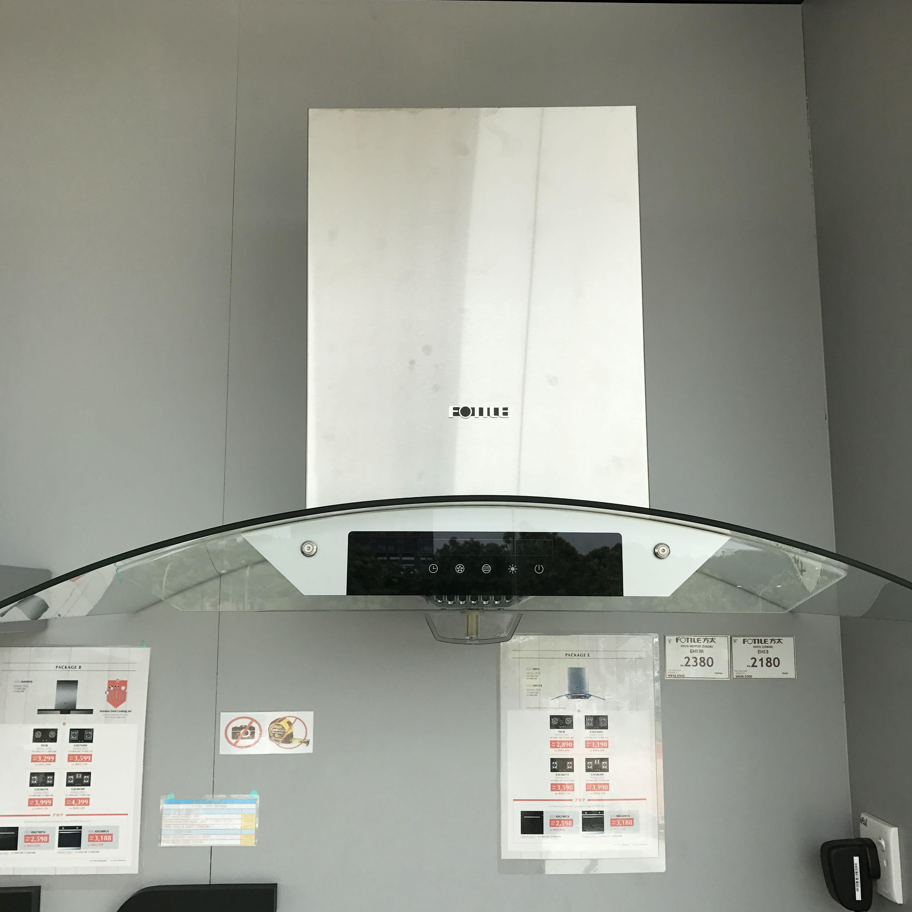 NEW Fotile hood EH13, TV & Home Appliances, Kitchen Appliances, Hobs