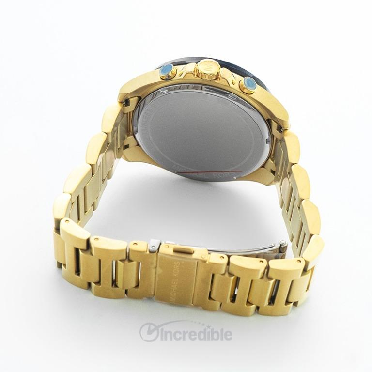 NEW] Michael Kors Brecken Quartz Black Dial Stainless Steel Men\'s Watch  MK8848, Luxury, Watches on Carousell