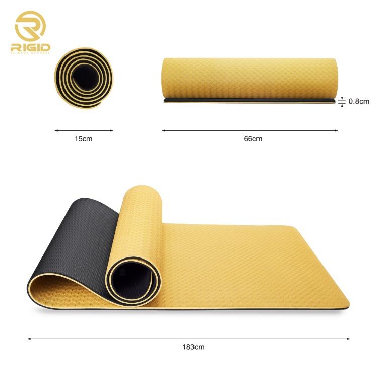MINISO Extra Thick 8mm Anti-slip NBR Yoga Mat Suitable for Home or