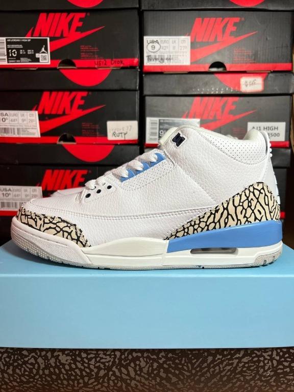 Nike AJ3 Air Jordan 3 University Blue Men s Fashion Footwear